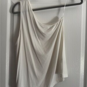 BB Dakota/ Steve Madden Cream One Shoulder Top